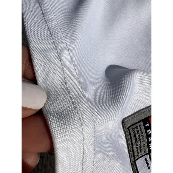 Nike Detroit Pistons Hamilton #12 Men White Jersey Mesh Sewn  Large Sports Core - Picture 7 of 14